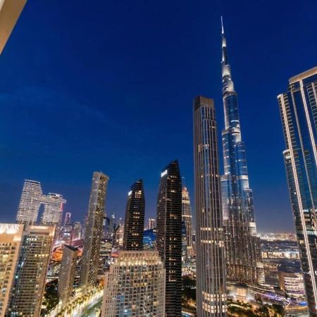 High-Floor 2 Bedroom Premium Apt And Burj Khalifa Views By Vibel Dubai Eksteriør bilde