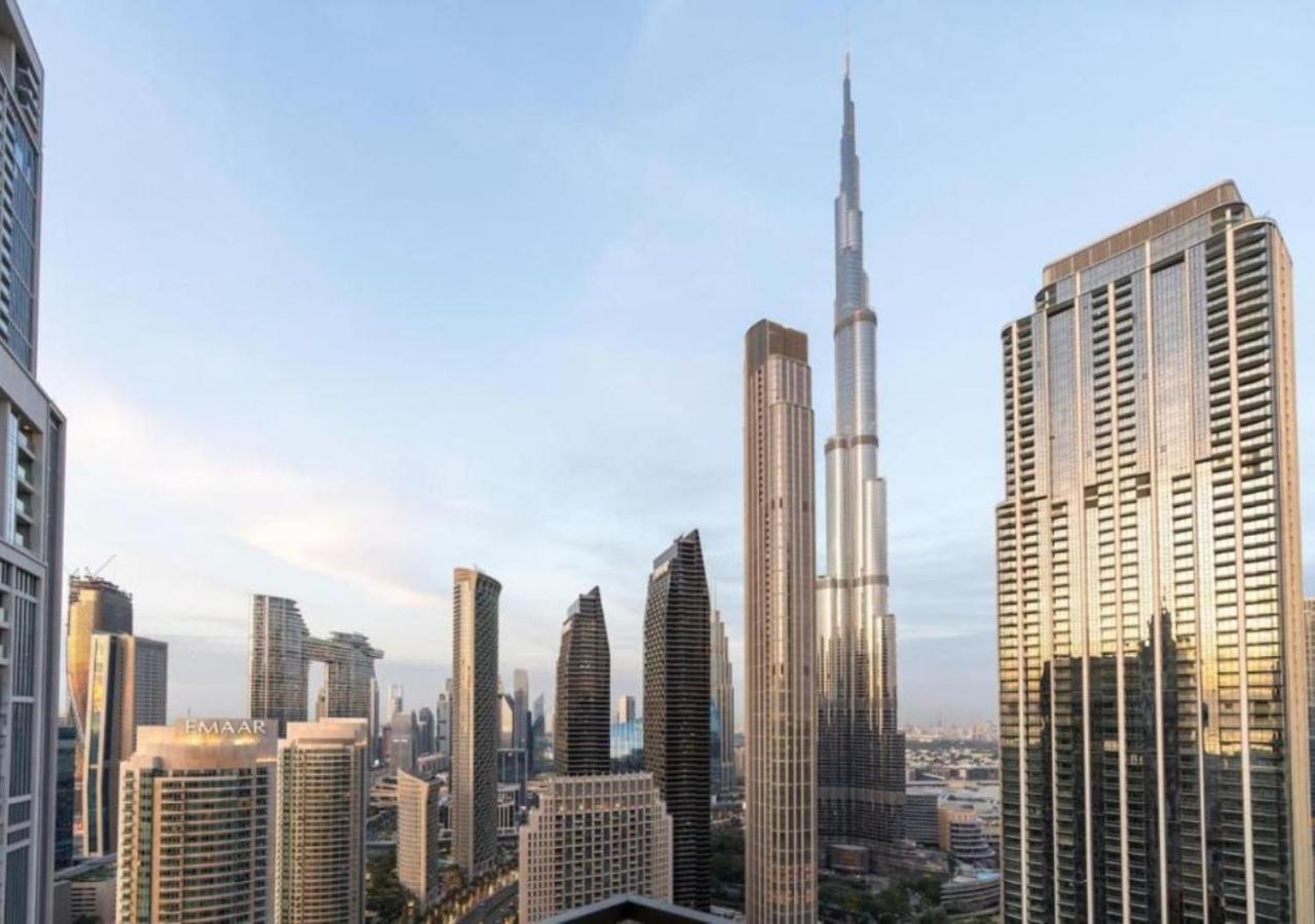 High-Floor 2 Bedroom Premium Apt And Burj Khalifa Views By Vibel Dubai Eksteriør bilde