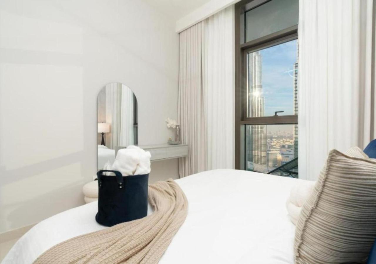 High-Floor 2 Bedroom Premium Apt And Burj Khalifa Views By Vibel Dubai Eksteriør bilde
