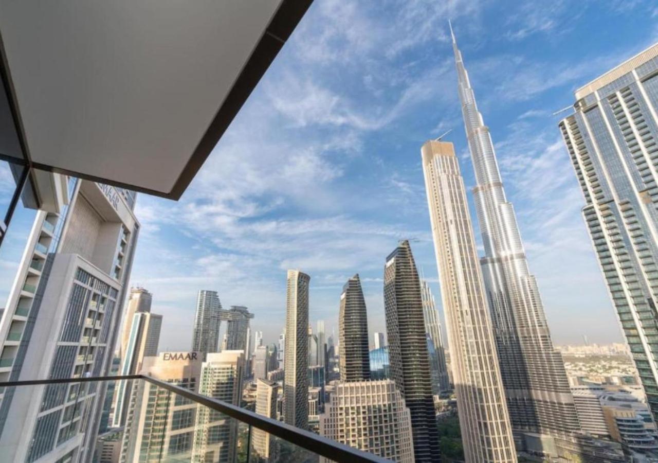 High-Floor 2 Bedroom Premium Apt And Burj Khalifa Views By Vibel Dubai Eksteriør bilde