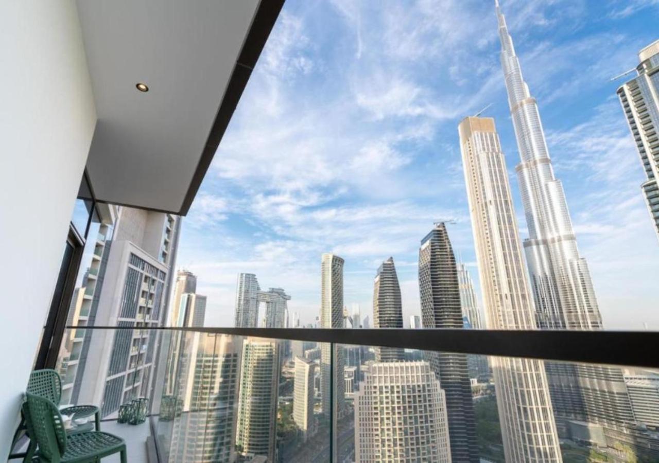 High-Floor 2 Bedroom Premium Apt And Burj Khalifa Views By Vibel Dubai Eksteriør bilde