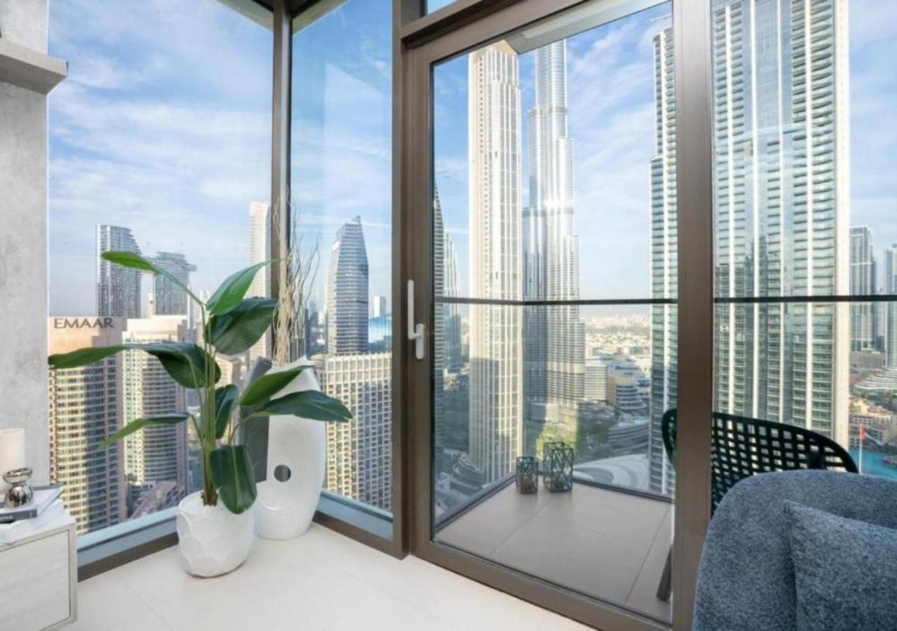 High-Floor 2 Bedroom Premium Apt And Burj Khalifa Views By Vibel Dubai Eksteriør bilde